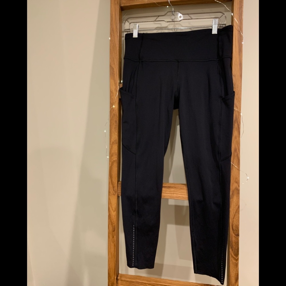 Lululemon fast and free tight 28’’, size 10, blk